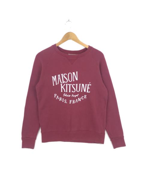 Maison Kitsuné Vintage Maison Kitsune Paris Sweatshirt Spellout Sweater