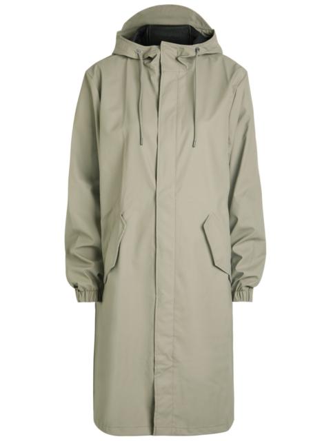 RAINS Rains W3 Fishtail Hooded Rubberised Parka