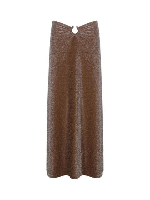 Johanna Ortiz Chocolate Rainstorm Midi Skirt