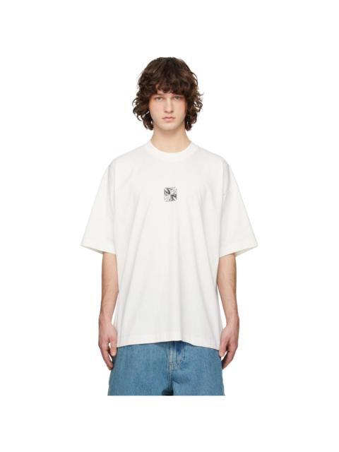 VETEMENTS Off-White Biker Cross Logo T-shirt