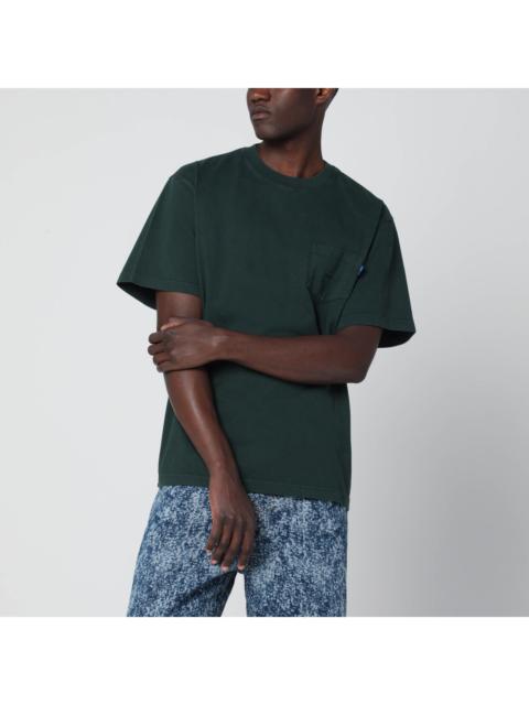 AWAKE NY Awake Ny Green Crewneck T-Shirt With Logo Men