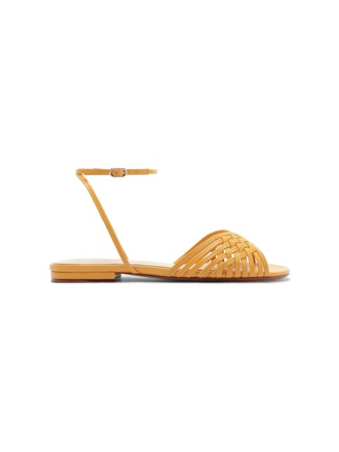 ALEXANDRE BIRMAN Lilian Leather Sandals yellow