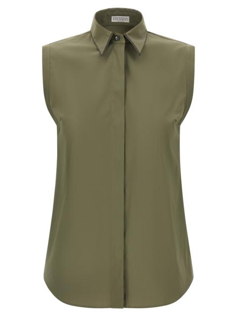 Brunello Cucinelli Brunello Cucinelli Women 'Shiny Trim' Shirt