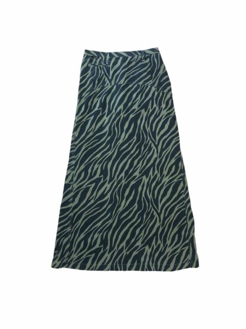 Other Designers Hysteric Glamour - Hysteric Glamour tiger stripe midi skirt