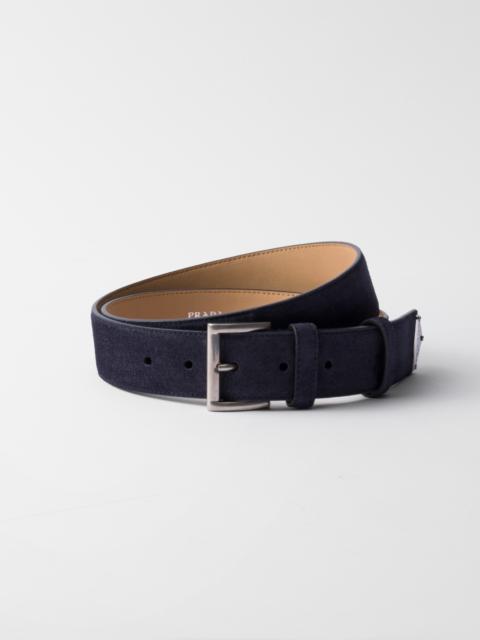 Prada Suede belt
