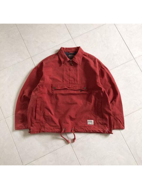 Other Designers Abercrombie & Fitch - ABERCROMBI & FITCH Red Pullover Pouch Country Jacket