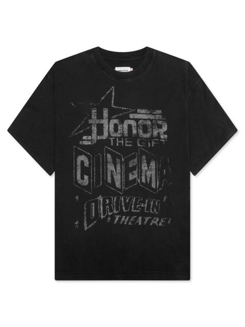 HONOR THE GIFT HONOR CINEMA T-SHIRT - BLACK