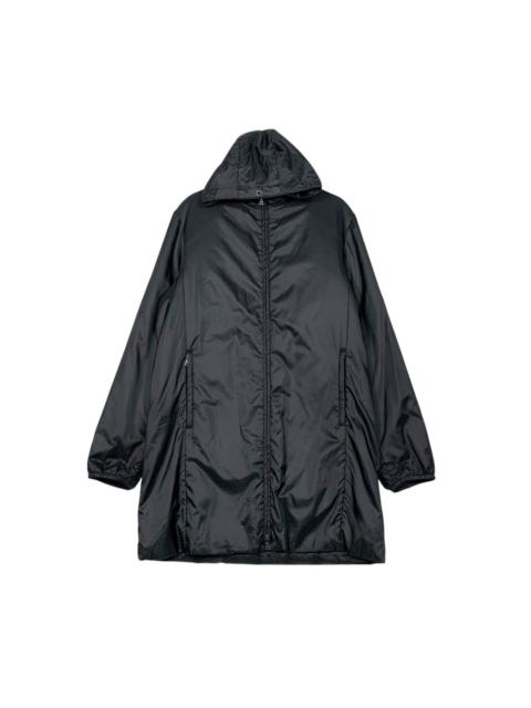 Prada Vintage Prada Hooded Nylon Long Jacket