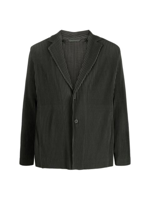 ISSEY MIYAKE TAILORED PLEATED BLAZER - EBONY KHAKI