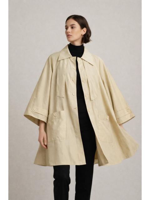 FENDI Vintage Fendi Silk Coat Distressed