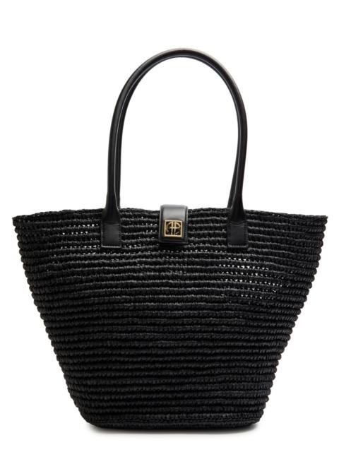 ANINE BING Anine Bing Lou Woven Raffia Tote