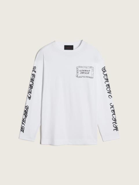 Simone Rocha Pillowcase Logo Print Long Sleeve T-Shirt