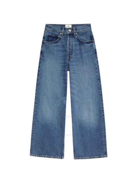 Anine Bing Ladies Washed Blue Rick Jeans