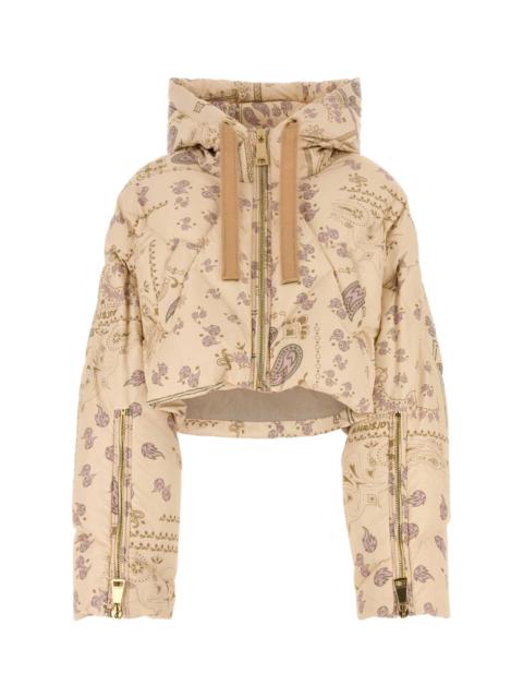 Khrisjoy Women Printed Polyester Down Jacket