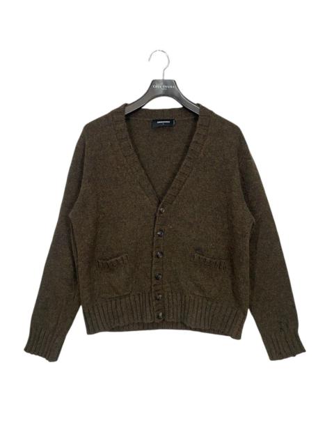 Other Designers Designer × Dsquared2 × Vintage - Dsquared2 wool cardigan double pocket distressed size L