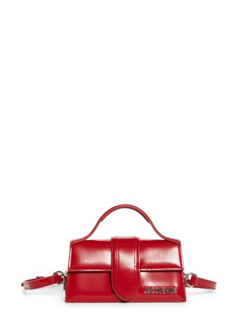 JACQUEMUS Jacquemus Le Bambino Leather Shoulder Bag in Red at Nordstrom