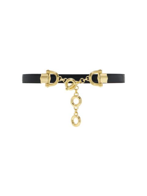 DÉHANCHE Elysées Leather Belt black