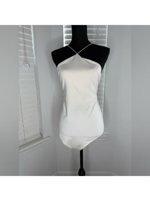 Other Designers H&M Cream Halter Bodysuit