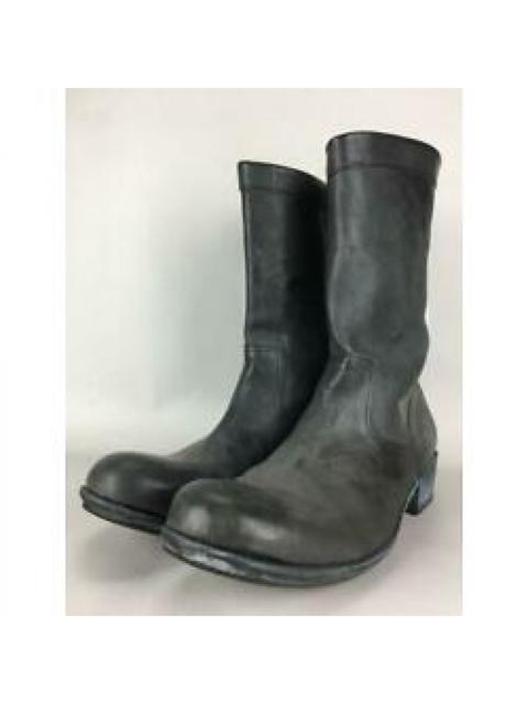 Guidi Charcoal backzip ankle boots. Like Poell or Julius boots
