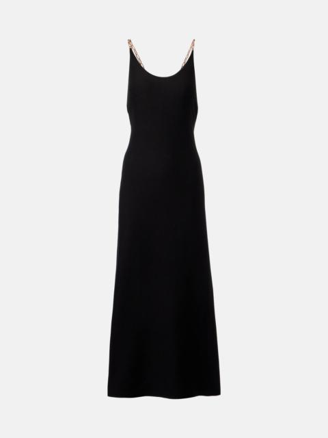 GABRIELA HEARST Adeona chain-detail silk maxi dress