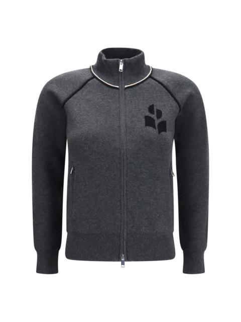 Isabel Marant Étoile Marant Etoile Women Lanya Logo And Zip Cardigan