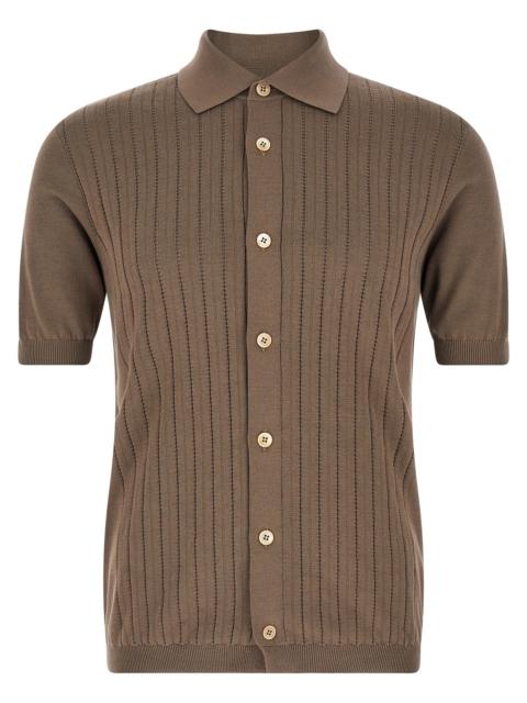 Brunello Cucinelli Brunello Cucinelli Men Operated Ribbed Shirt