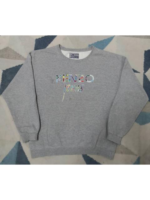 KENZO Jeans Multicolor Logo Sweatshirt