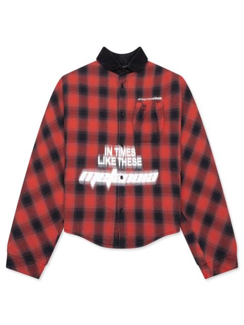 RRR123 IN TIMES LIKE THESE ABRAXAS - RED PLAID