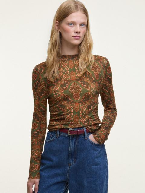 FARM RIO Luana Long-Sleeve Knitted Top