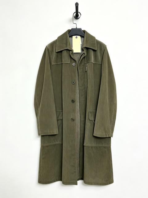 Lemaire LEMAIRE Olive Green Corduroy Coat