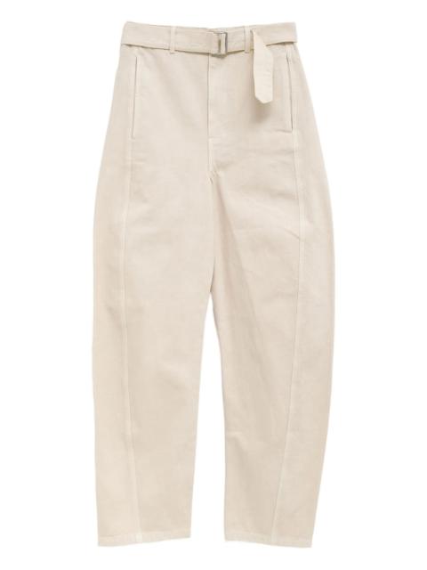 Lemaire belted panel trousers