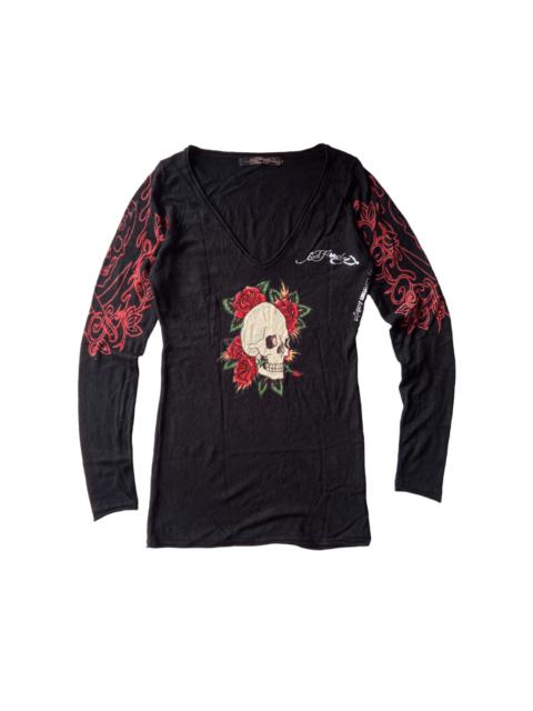 Other Designers Vintage - ⚡SENDOFFER⚡Y2K Ed Hardy Christian Audigier Long Sleeve