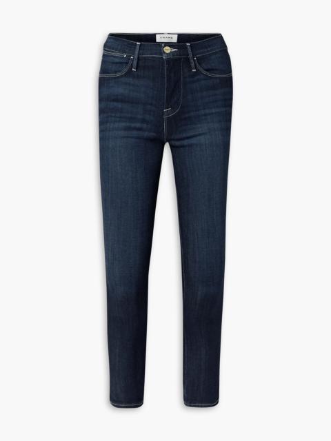 FRAME Le High cropped skinny jeans