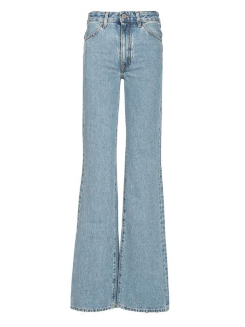 THE ATTICO Denim Long Trousers Jeans Light Blue