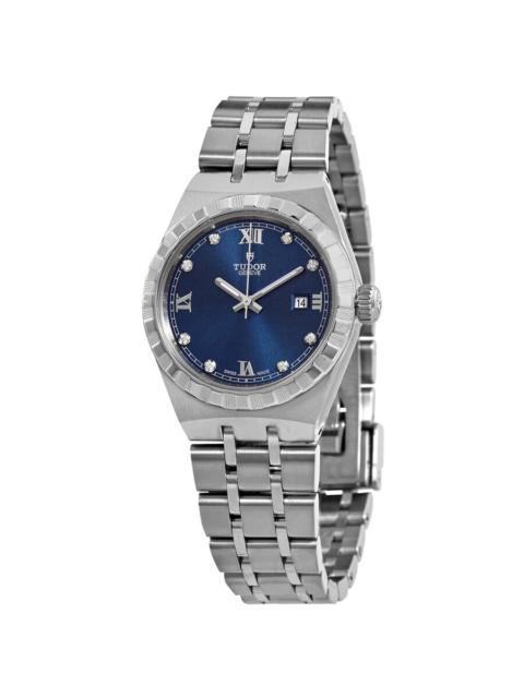 TUDOR Tudor Royal Automatic Diamond Blue Dial Watch M28300-0007