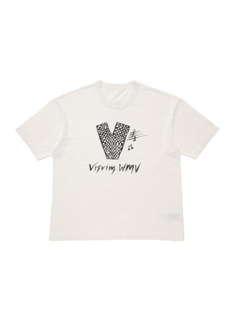 visvim JUMBO TEE S/S V CRASH OFF WHITE