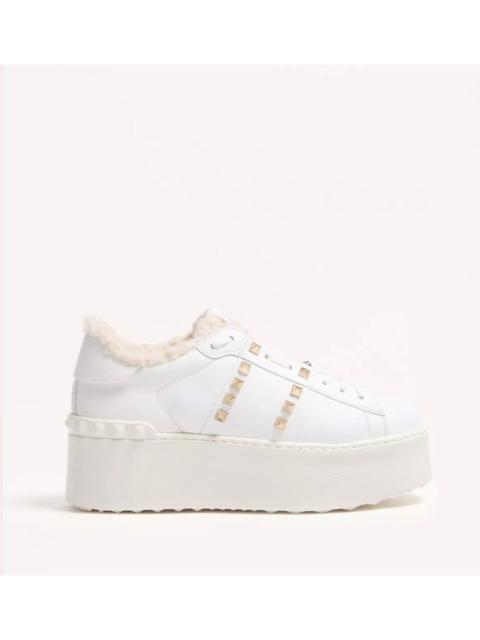 Valentino Valentino Rockstud Untitled Wool Sneakers