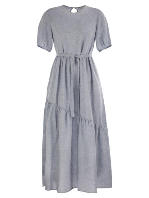 Peserico - Peserico Women Long Dress In Pure Linen