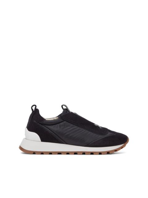 Brunello Cucinelli monili-embellished slip-on sneakers