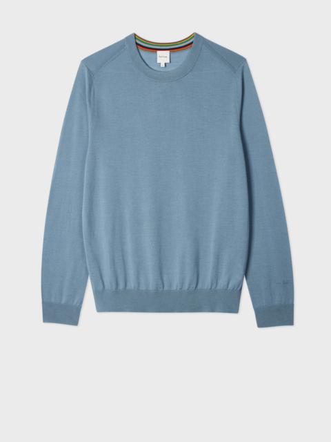 Paul Smith Light Blue Merino Wool Sweater