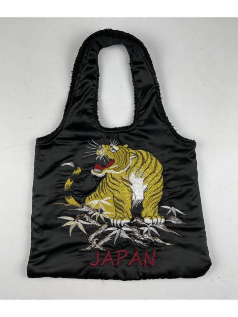Other Designers Japanese Brand - sukajan tiger tote bagt4