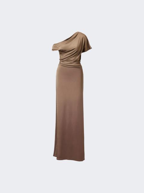 TOVE Inez Dress Natural Brown