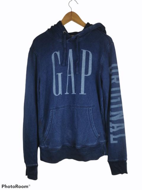 Other Designers Gap - Vintage GAP indigo Hoodie Sweatshirt