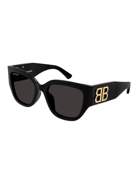 BALENCIAGA Balenciaga Grey Butterfly Ladies Sunglasses BB0323SK 001 55