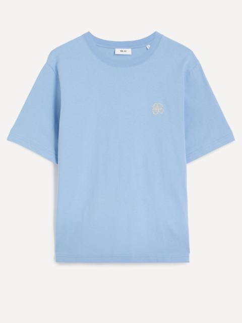 NN07 Jett Cerulean Cotton T-Shirt