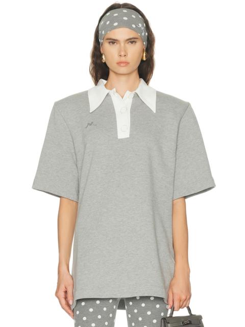 ROWEN ROSE Oversized Polo Top