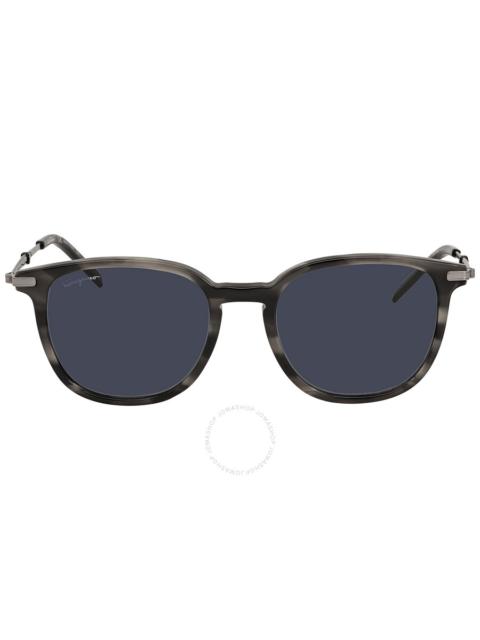 FERRAGAMO Salvatore Ferragamo Blue Square Men's Sunglasses SF1015S 003 52