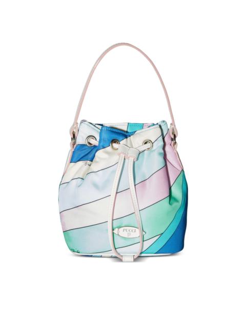 PUCCI Yummy striped bucket bag