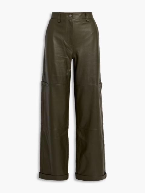 Proenza Schouler Mason leather wide-leg pants
