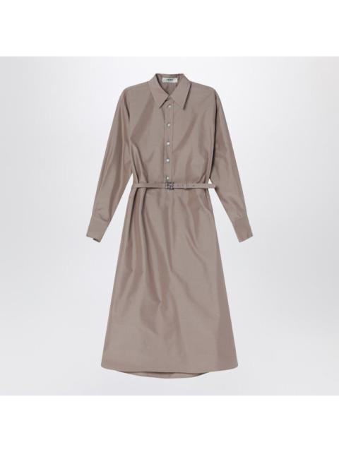 FENDI Fendi Barley Cotton And Silk Chemisier Dress Women
